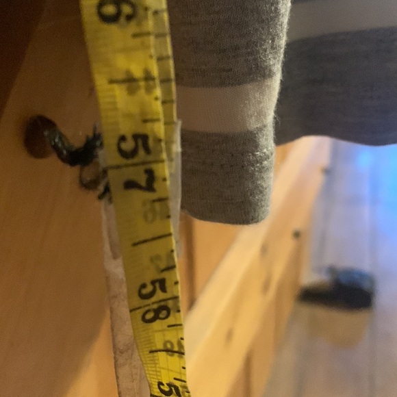 Old Navy Knit Tank Maxi Dress grey stripe Size Small - Picture 6 of 9